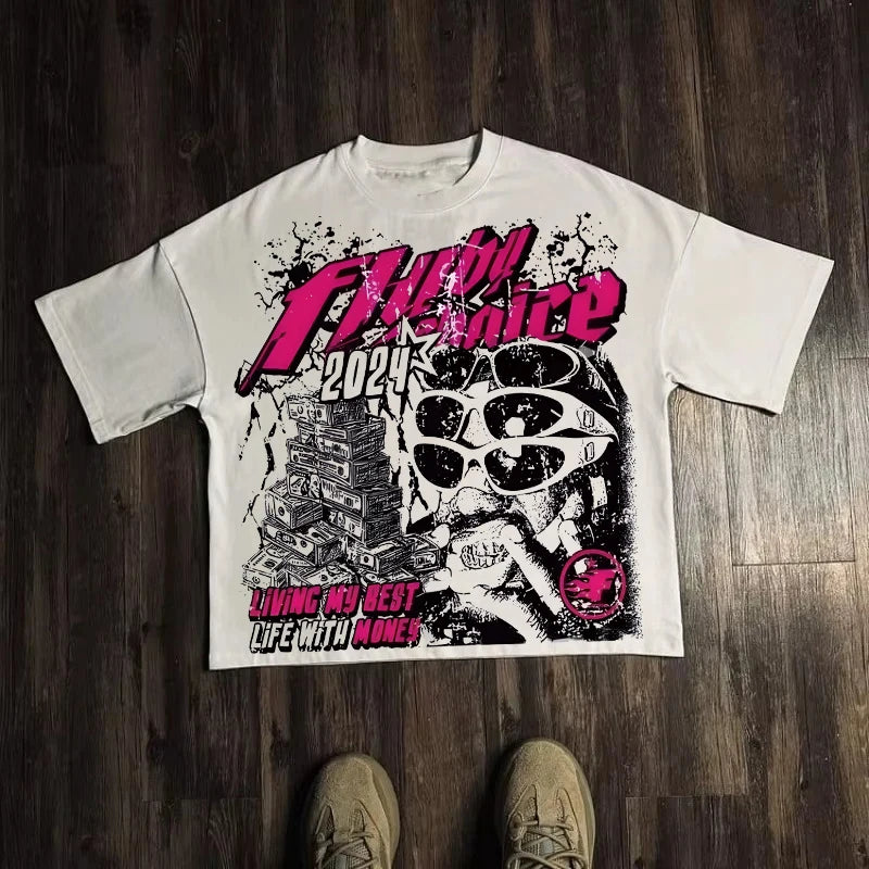 T-Shirt Grafica Uomo – Stile Urban e di Tendenza
