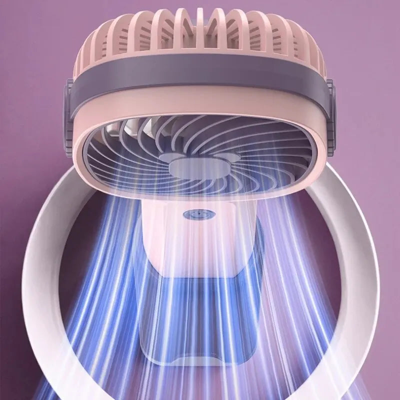 Ventilatore Portatile Tech-Gadget – Freschezza e Supporto Smart