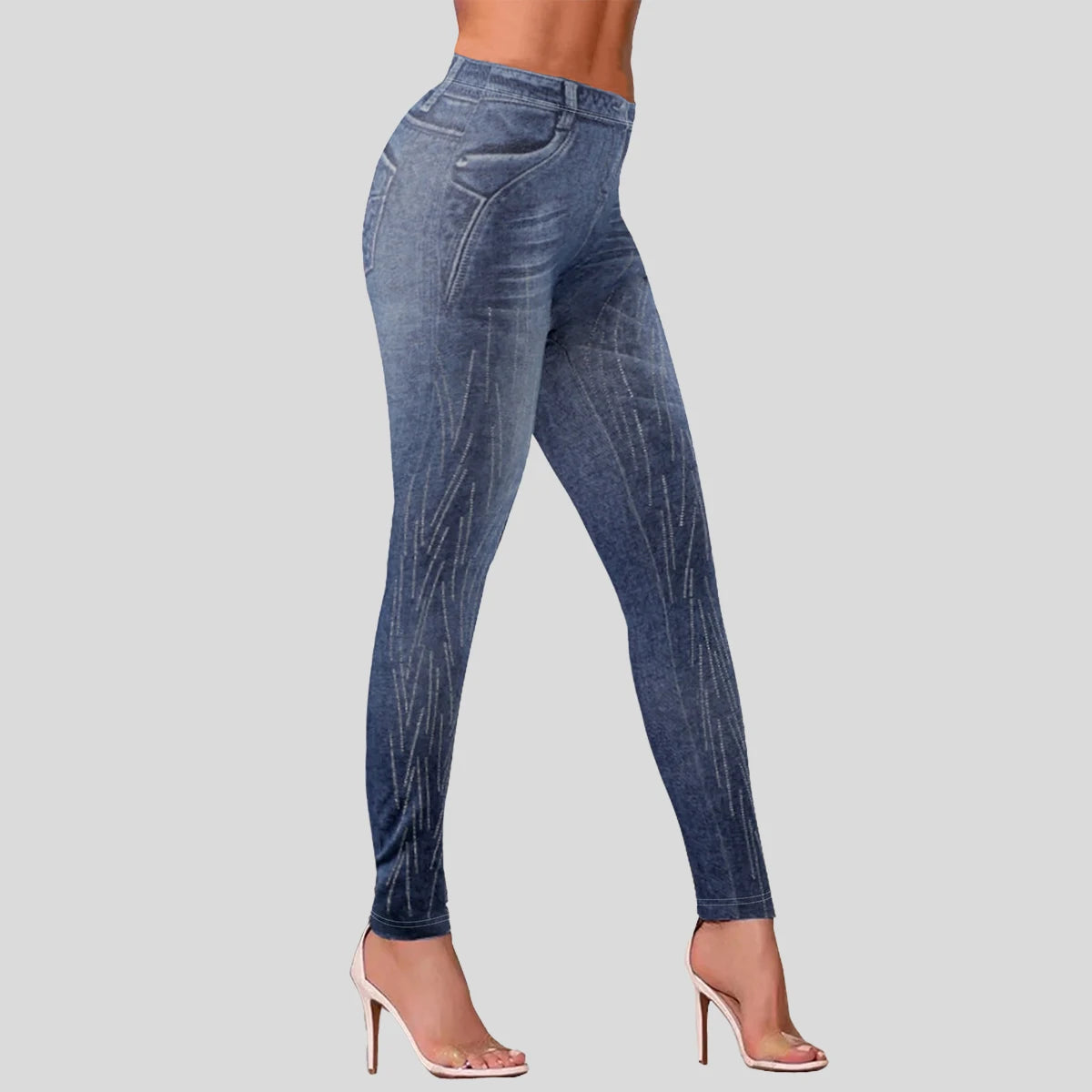 Leggings Effetto Denim – Comfort di un Legging, Stile di un Jeans