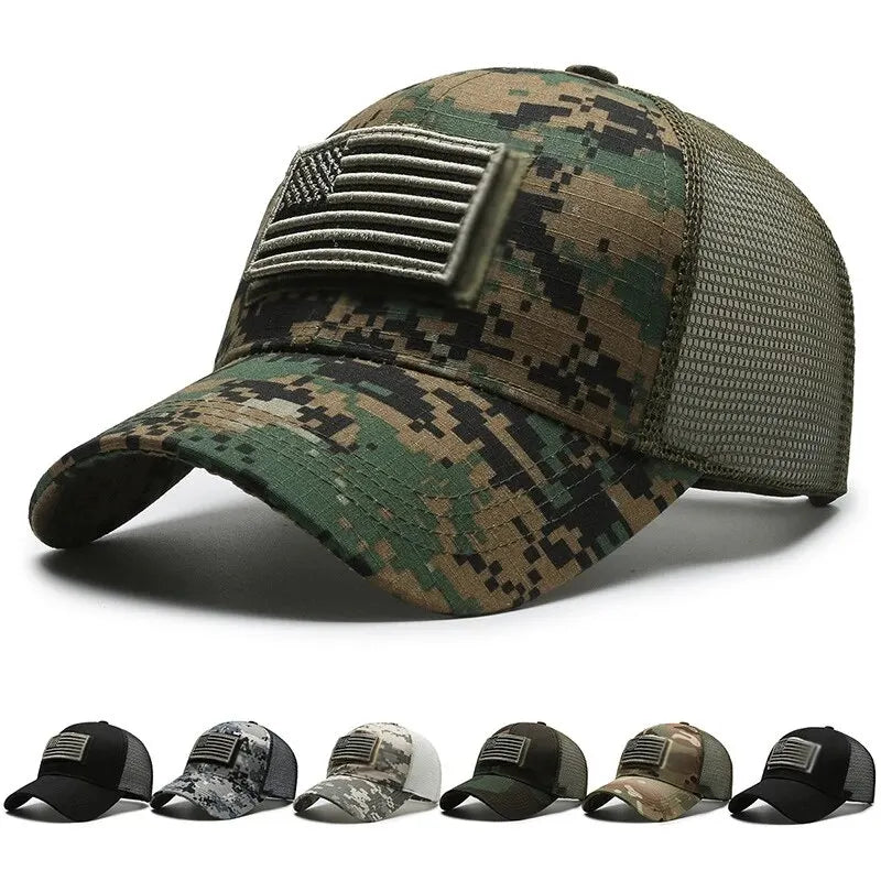 Cappellino Tacti-Cool – Stile Outdoor con Dettaglio Iconico