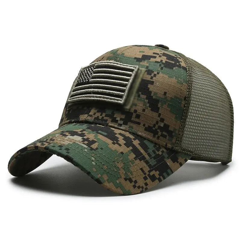 Cappellino Tacti-Cool – Stile Outdoor con Dettaglio Iconico