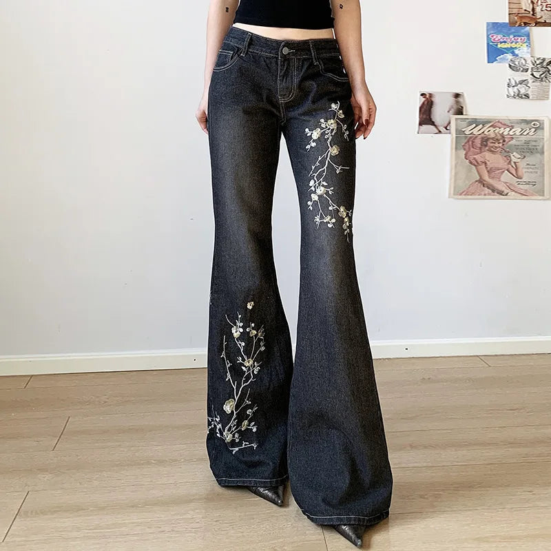 jeans a Zampa Vintage Y2K Donna