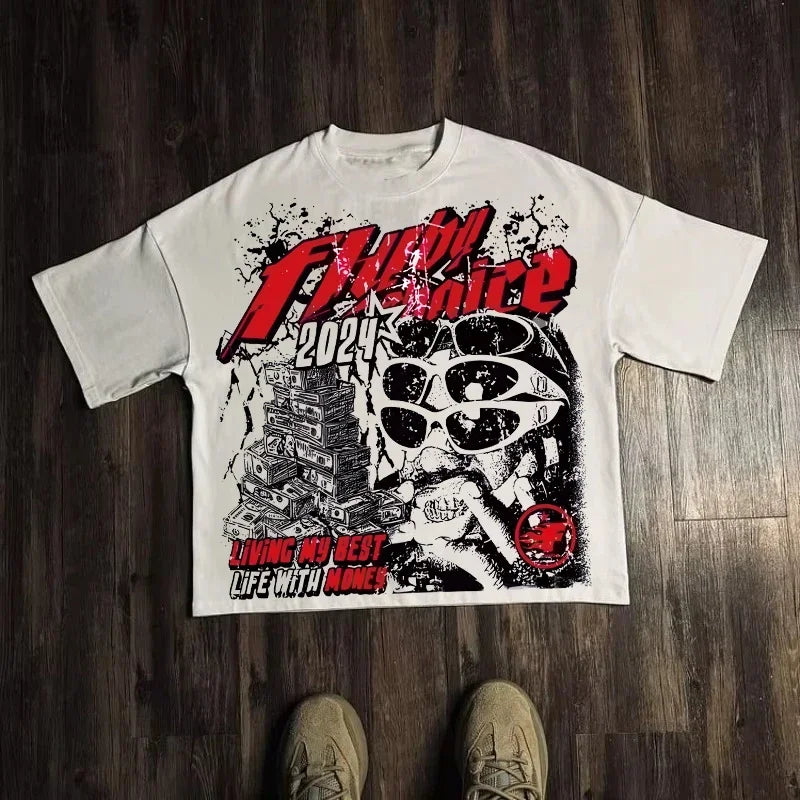 T-Shirt Grafica Uomo – Stile Urban e di Tendenza