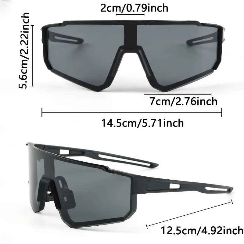 😎 Occhiali Total Black – Stile Tecnico e Protezione Totale