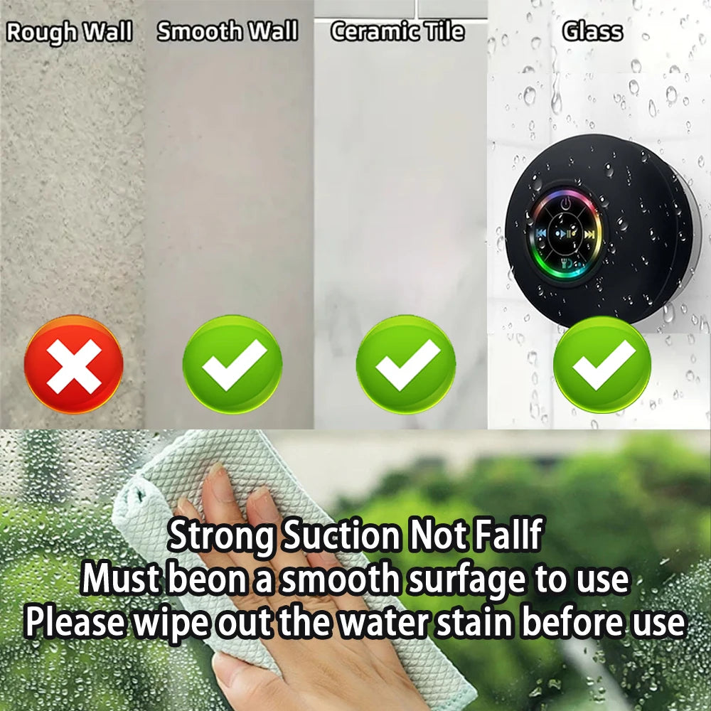 Speaker Bluetooth "Sing in the Rain" – La tua colonna sonora sotto l'acqua