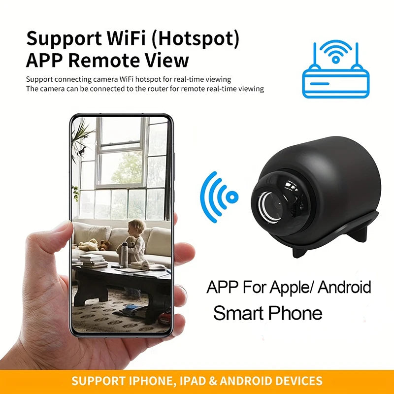 Mini Telecamera Smart 2K – Sorveglianza Discreta e Visione Avanzata