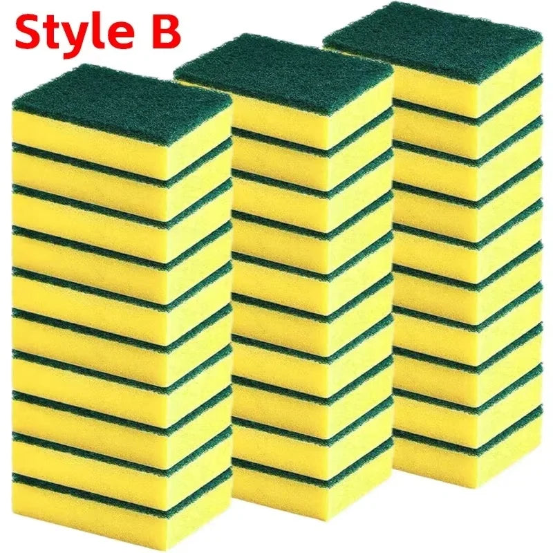 Massima pulizia, zero sprechi. Questo set da 50 spugne lava piatti è la soluzione ideale per non restare mai senza in cucina. Resistenti, efficaci sullo sporco più ostinato e delicate sulle stoviglie, sono un alleato indisp
