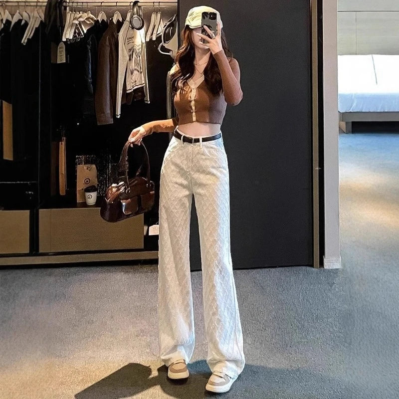 Pantaloni "White Elegance" – Il Classico Essenziale Donna 🕊️✨