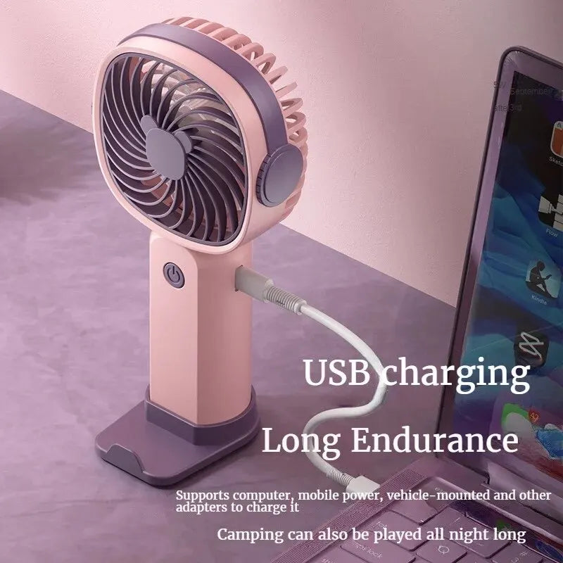 Ventilatore Portatile Tech-Gadget – Freschezza e Supporto Smart