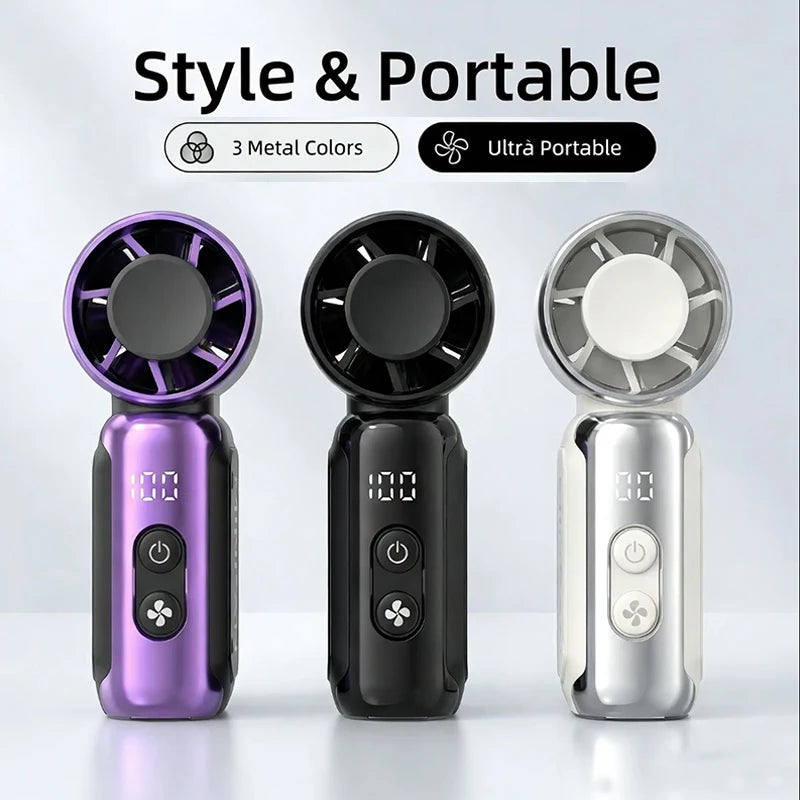 BreezeGo - Mini Ventilatore Portatile Smart