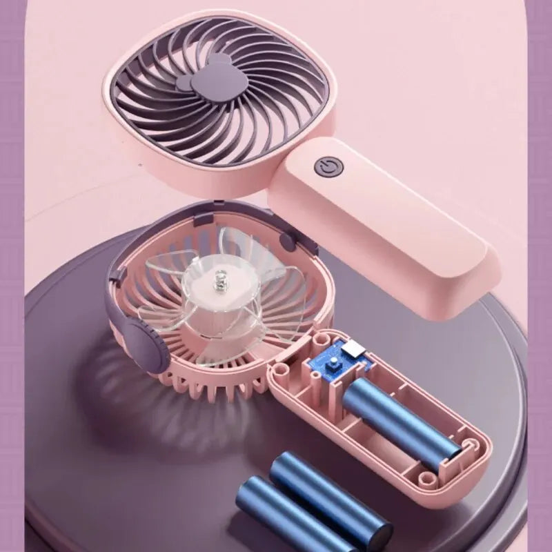 Ventilatore Portatile Tech-Gadget – Freschezza e Supporto Smart