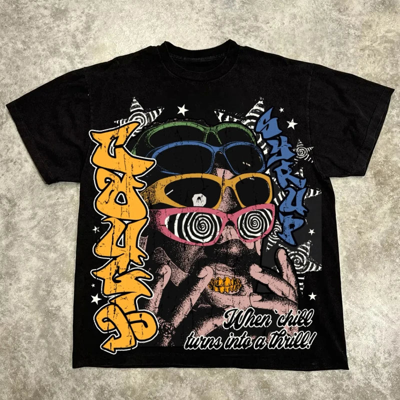 T-Shirt Grafica Uomo – Stile Urban e di Tendenza