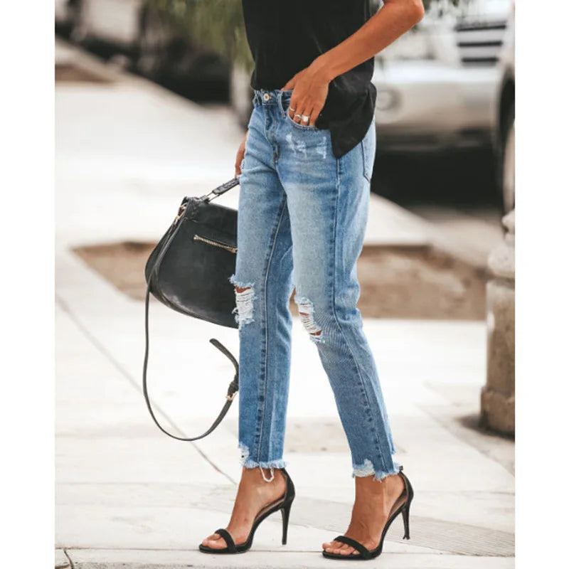Jeans "Signature Silhouette" – Denim Donna Premium 💙✨