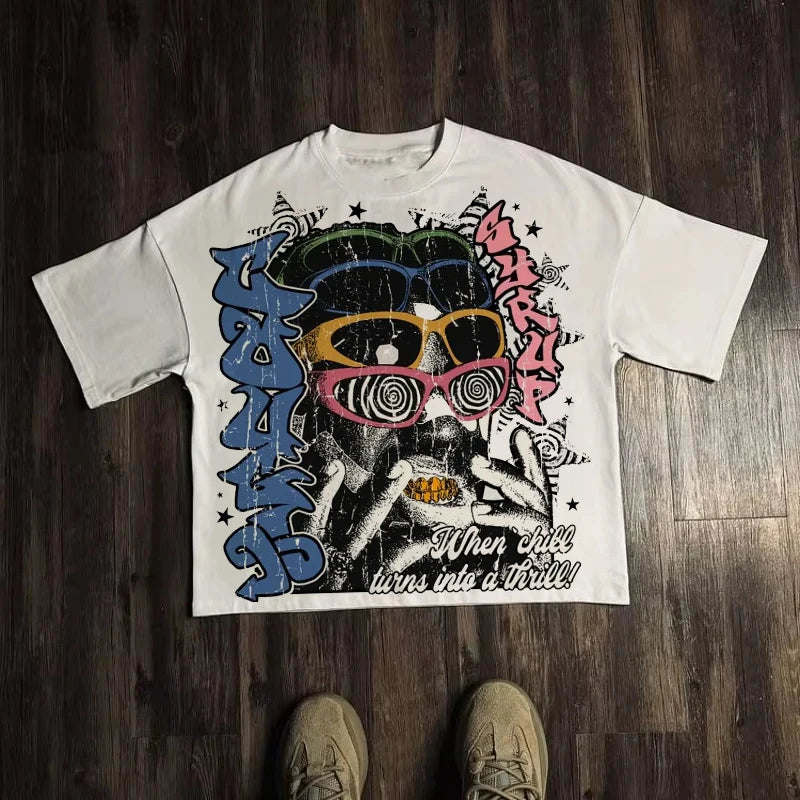 T-Shirt Grafica Uomo – Stile Urban e di Tendenza