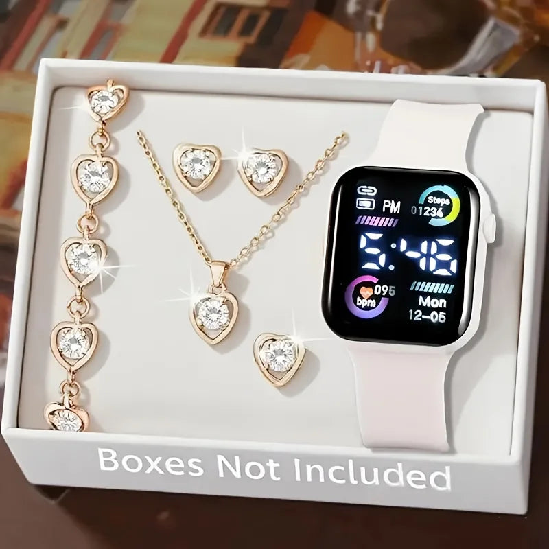Set Luce & Tecnologia – Parure Gioielli con Smartwatch coordinato