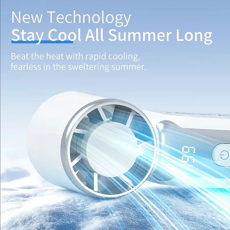 BreezeGo - Mini Ventilatore Portatile Smart