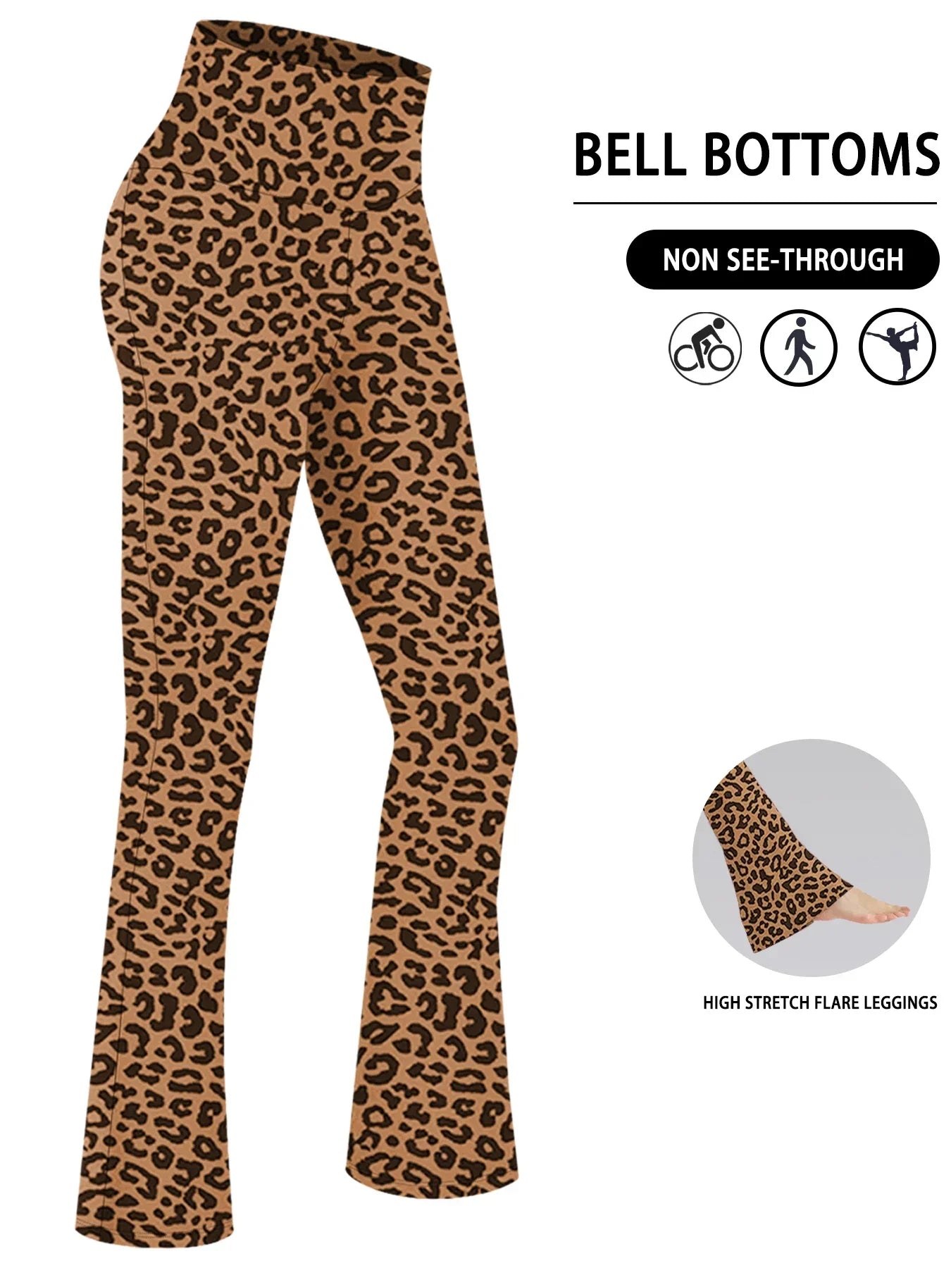 Leggings a Zampa "High Waist" – Il Mix Perfetto tra Comfort e Tendenza