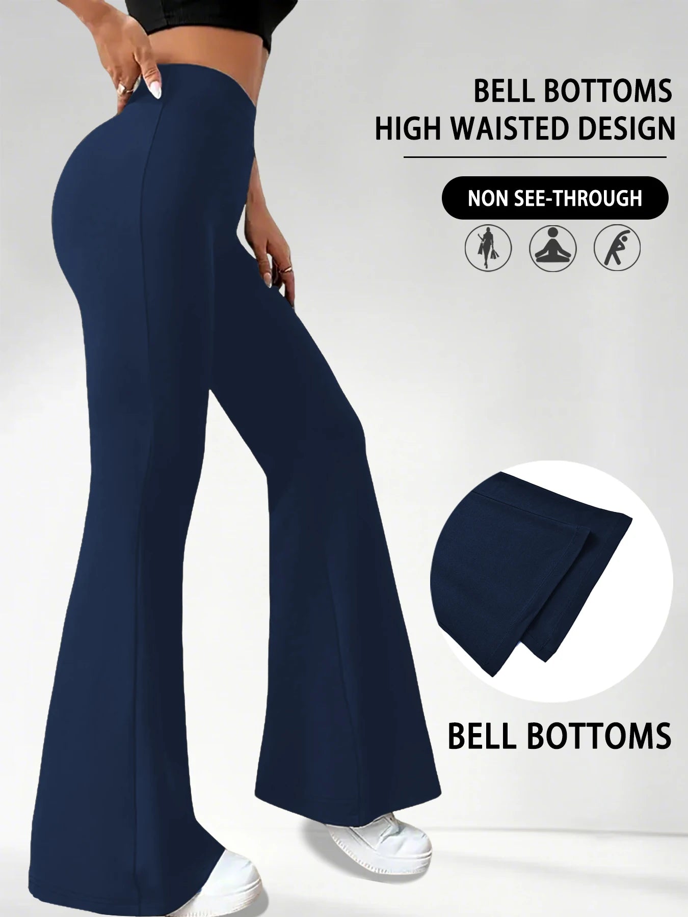 Leggings a Zampa "High Waist" – Il Mix Perfetto tra Comfort e Tendenza